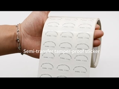 Ασφαλιστικό αυτοκόλλητο σφραγίδας που δεν μπορεί να παραποιηθεί